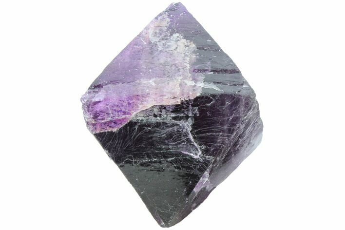 Dark Purple Fluorite Octahedron - China #164567